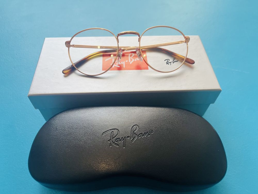 Rame ochelari Ray-Ban New Round noi unisex