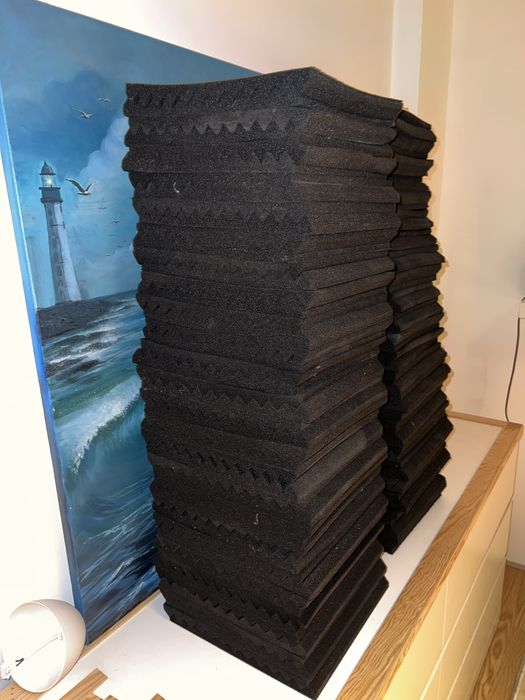 Burete fonoabsorbant studio basstrap burete pebtru perete