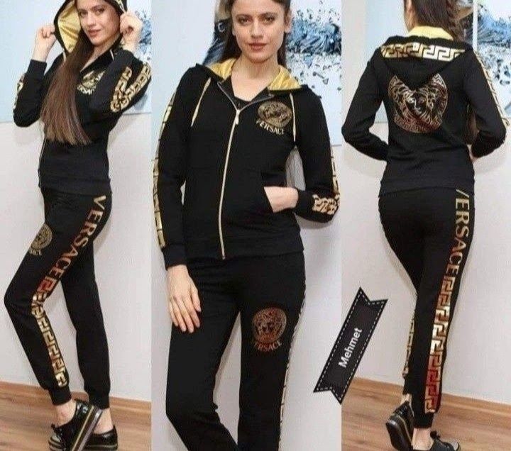 Treninguri dama Versace super model  logo auriu, saculet inclus