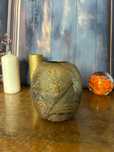 DN782 Vaza de alama veche 700g 14cm h cam 12 diametru