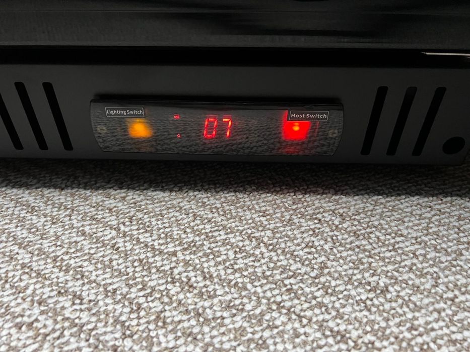 Vitrina frigorifica pe tru racoritoare 600 mm lungime