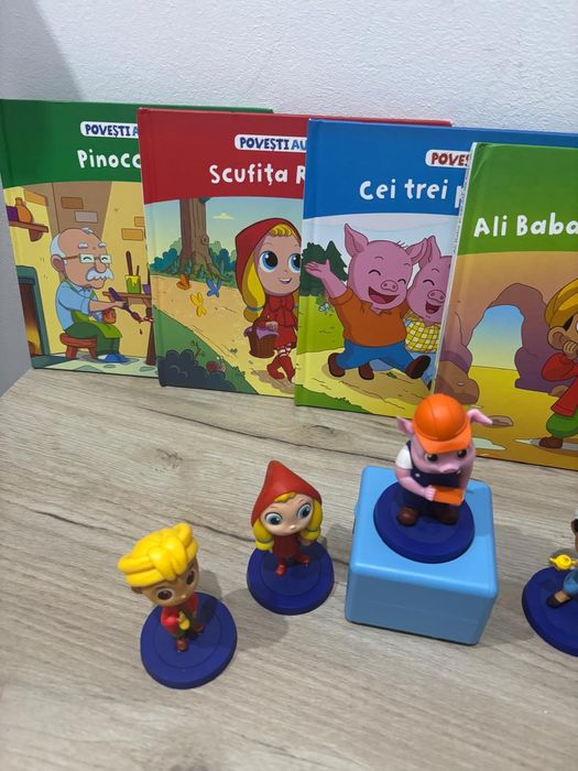 Boxa litera si 5 figurine cu povesti
