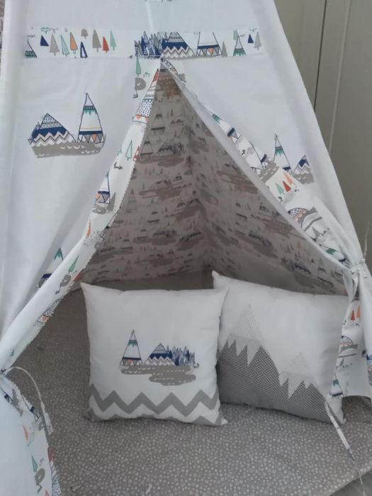 Детска индианска палатка - типи