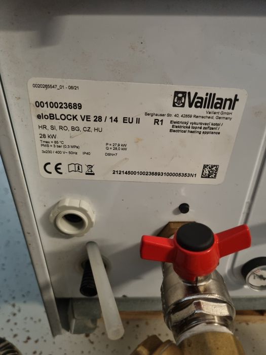 Centrală electrică Vaillant de 28kw