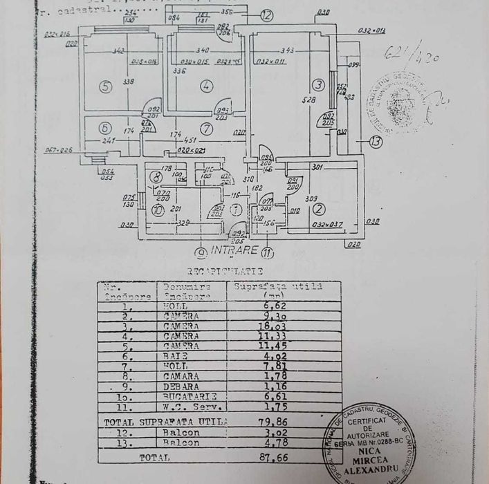 4 camere Vergului total decomandat cu 2 bai si 2 balcoane