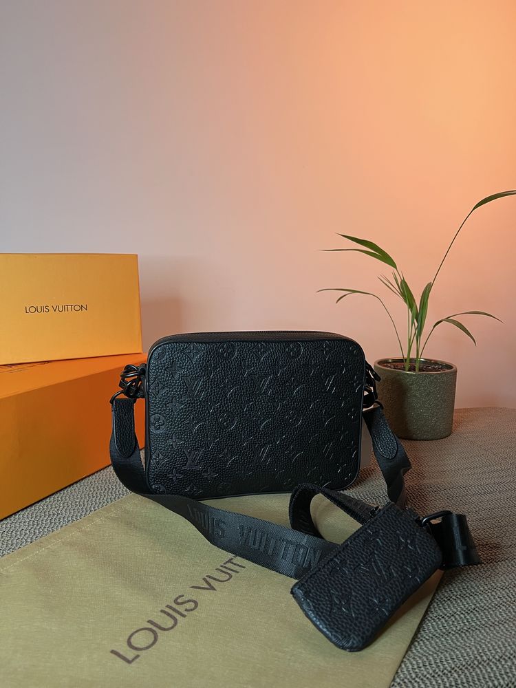 Borseta Louis Vuitton Trio Messenger Shadow Premium
