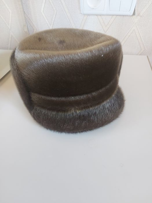 Зимние мужские шапка из нерпы