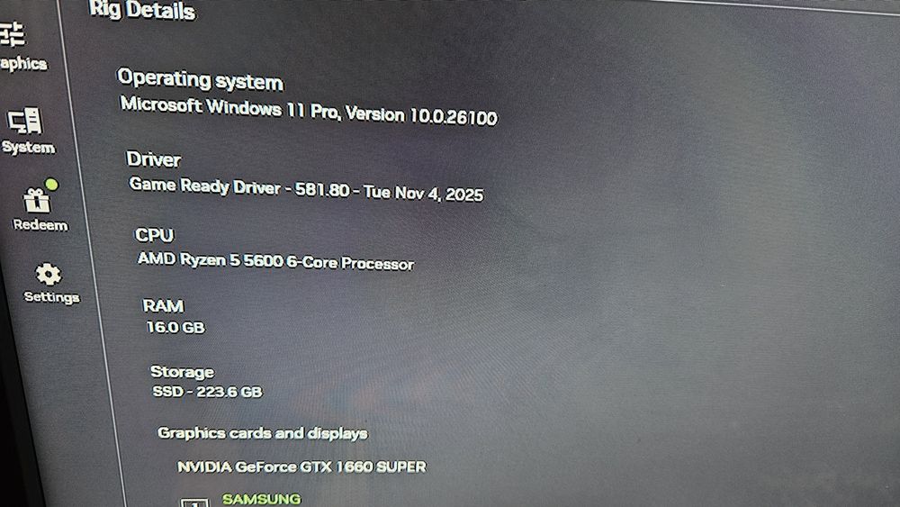 R5 5600/b350m-A asus prime/16gb ram/gtx 1660 super/630w/ssd 240 new.