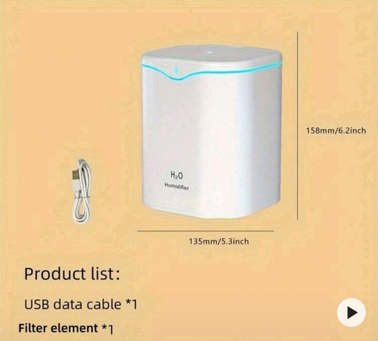 Овлажнители и пречиствател за въздух с LED светлина