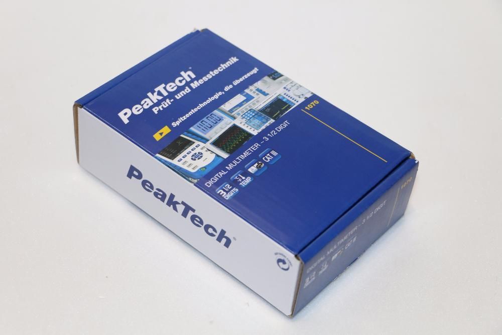 мултицет Peaktech, 4 цифри, стандарт TÜV, Германия