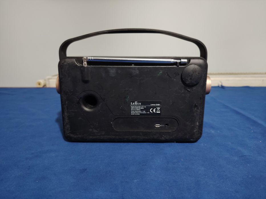 LEMUS DAB+radio portabil cu Bluetooth, FM, DAB+