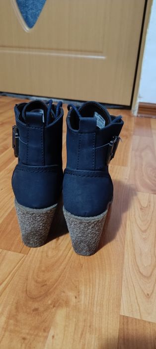 Botine damă cu toc gros