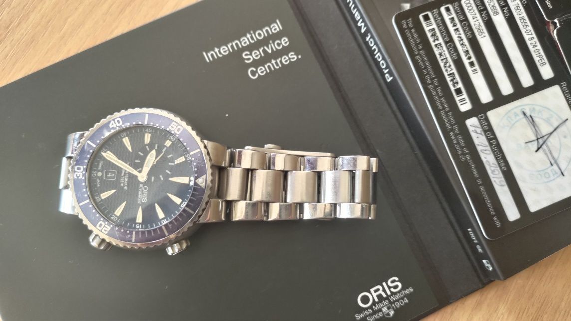 Oris Small Second,date 7609