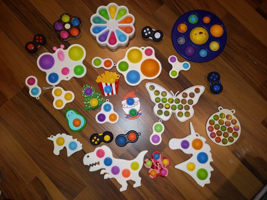 Jucarii antistres pop it, simple dimple geantă, brad, unicorn