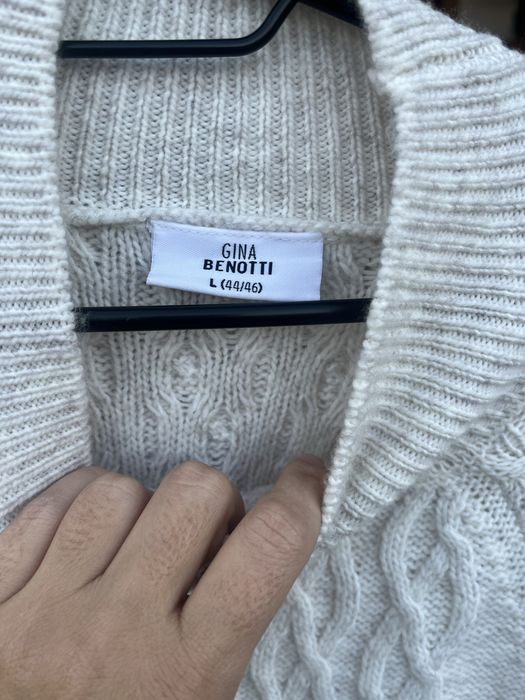 Rochie tricotatat crem