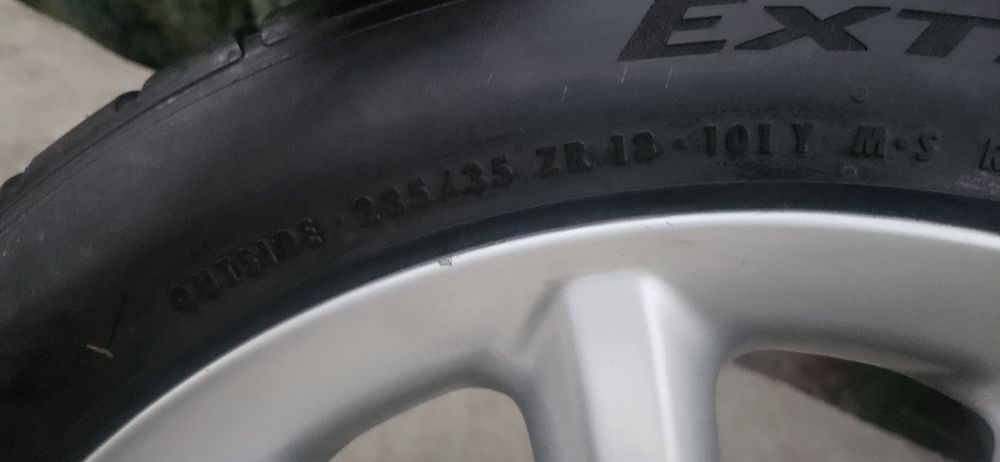 Гуми джанти Мерцедес SL спорт пакет  285 35 18  - 255 40 18