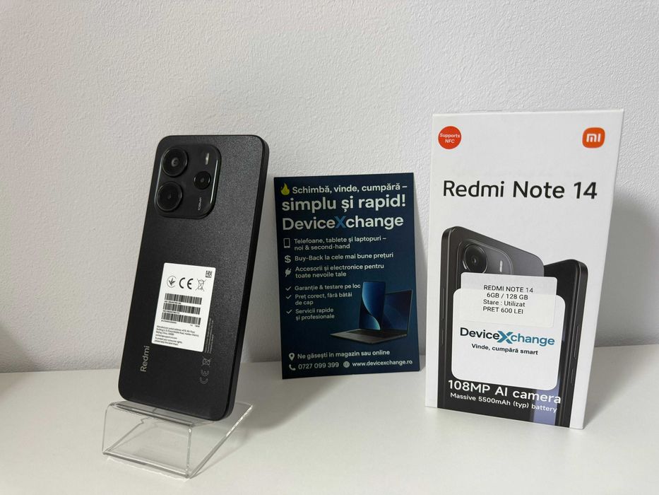 Redmi Note 14 SH 6gb\128 gb * Garantie *Buy Back * deviceXchange
