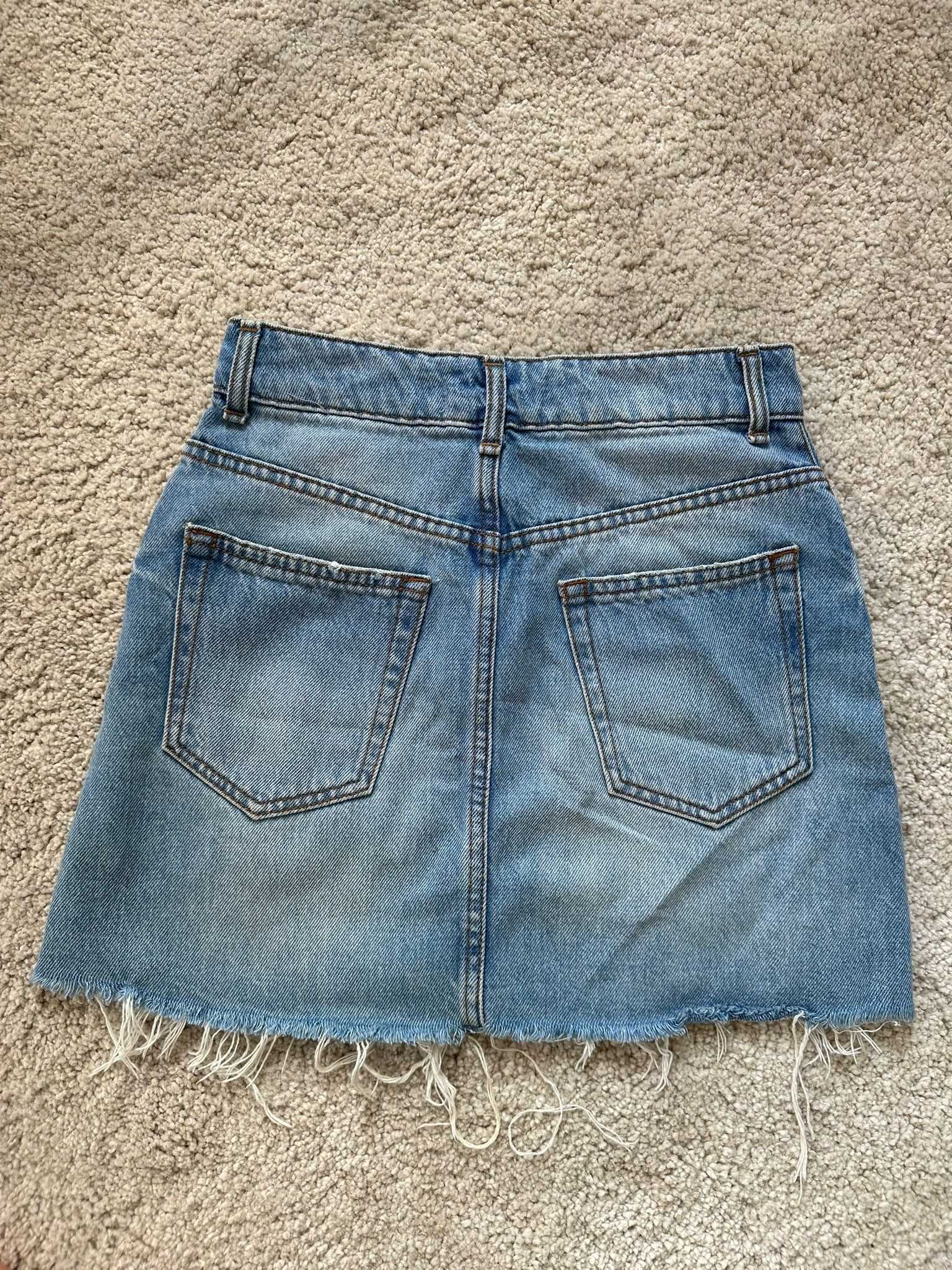 Fusta mini denim