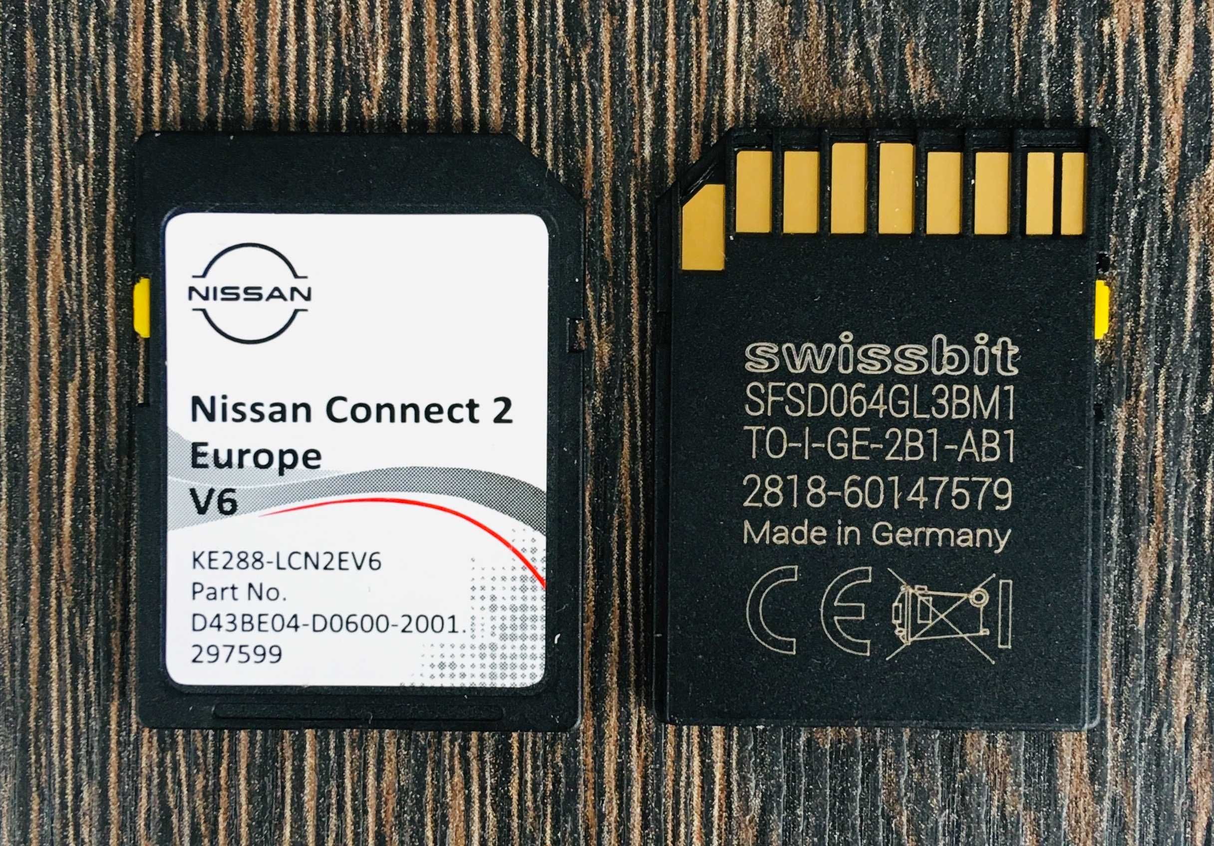 New Nissan Connect 2 V6 Sd Card 2023 Нисан Сд Карта Навигационна Карта