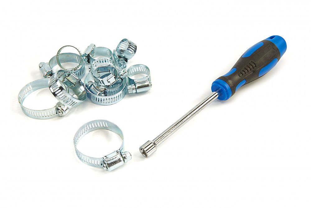 Trusa coliere metalice cu surubelinita coliere 50 piese