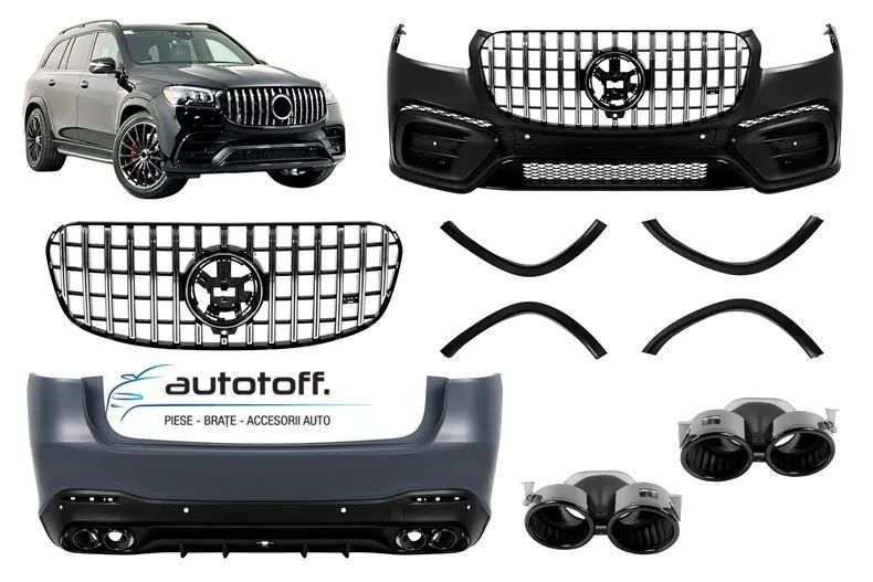 Pachet exterior compatibil Mercedes GLS X167 (20-23) Conversie AMG Line 2024+