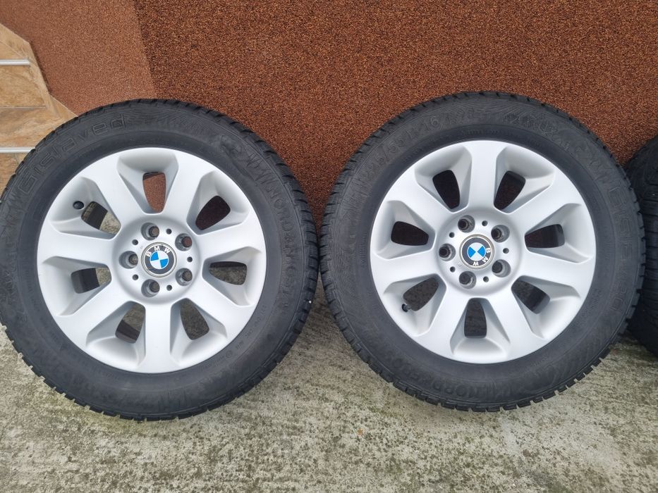 Jante Bmw R16 5x120 cu anvelope iarna 225/55R16