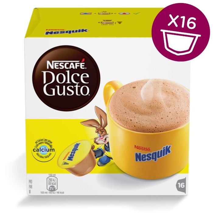nesquik cafe au lait cappuccino LUNGO capsule cafea NESCAFE DOLCE GUST
