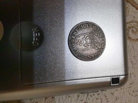 Френска сребърна монета на Луи 14