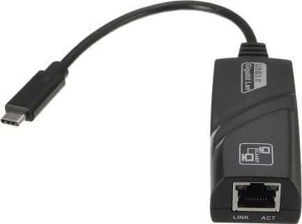 TYPE-C адаптер переходник RJ45 Gigabit Ethernet LAN  Cable USB 3.1