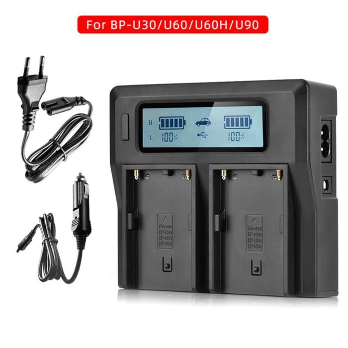 Incarcator dublu BP-U65 pt camere Sony PMW-150 PMW-EX1 EX3 EX280 EX260