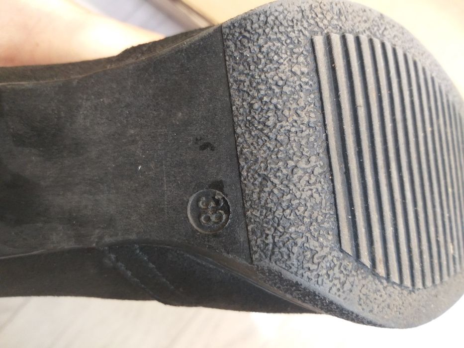 Весенние осенние ботинки устойчивый каблук