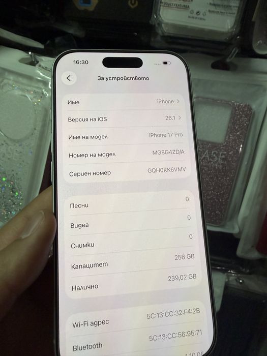 iPhone 17 Pro 256 silver