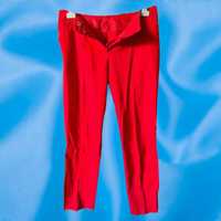 Pantaloni roșii din bumbac