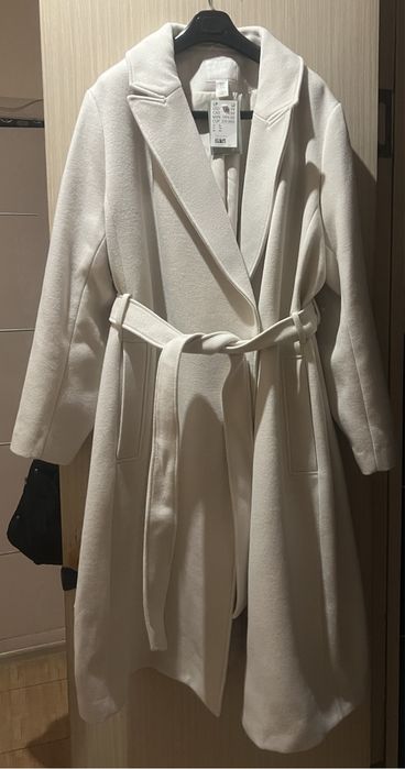 Пальто белое США 2XL новое