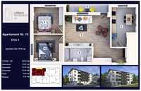 Apartament 3 camere bloc nou Urban Residence IV