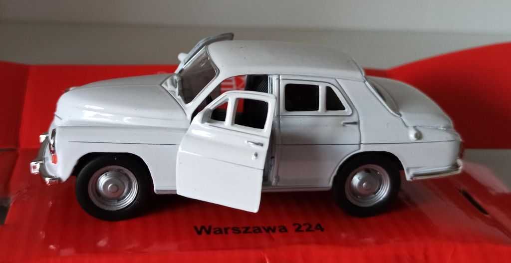 Macheta FSO Warszawa 224 1964 alb - Welly 1/36