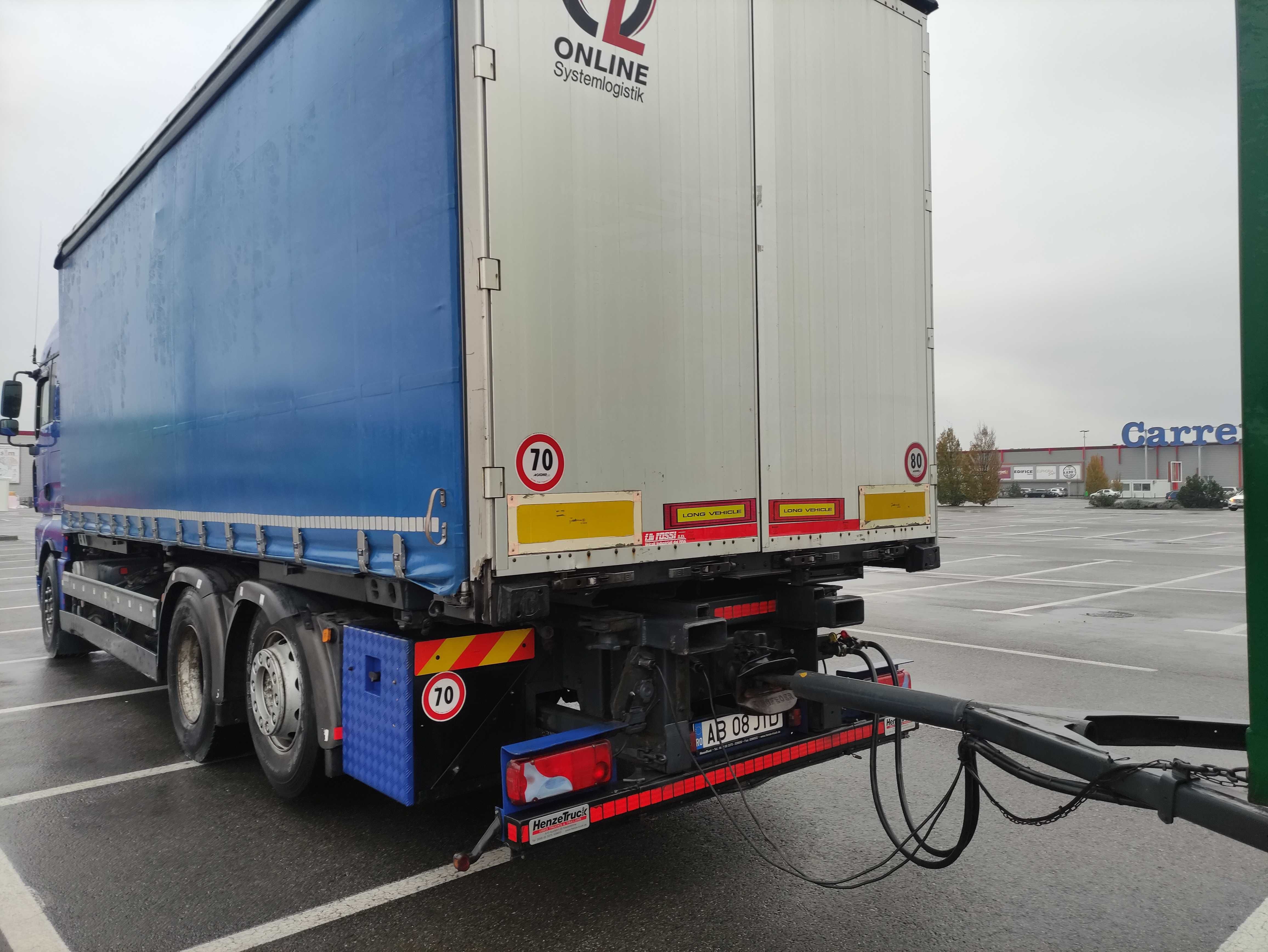 Vand Camion MAN  TGA 26.400  BDFcu remorca tip mega tandem container