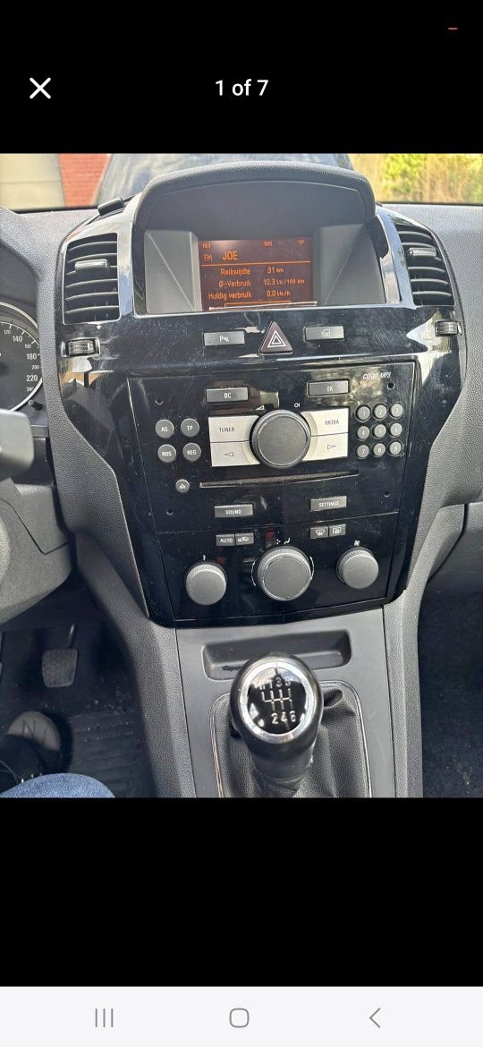 Opel zafira 2012