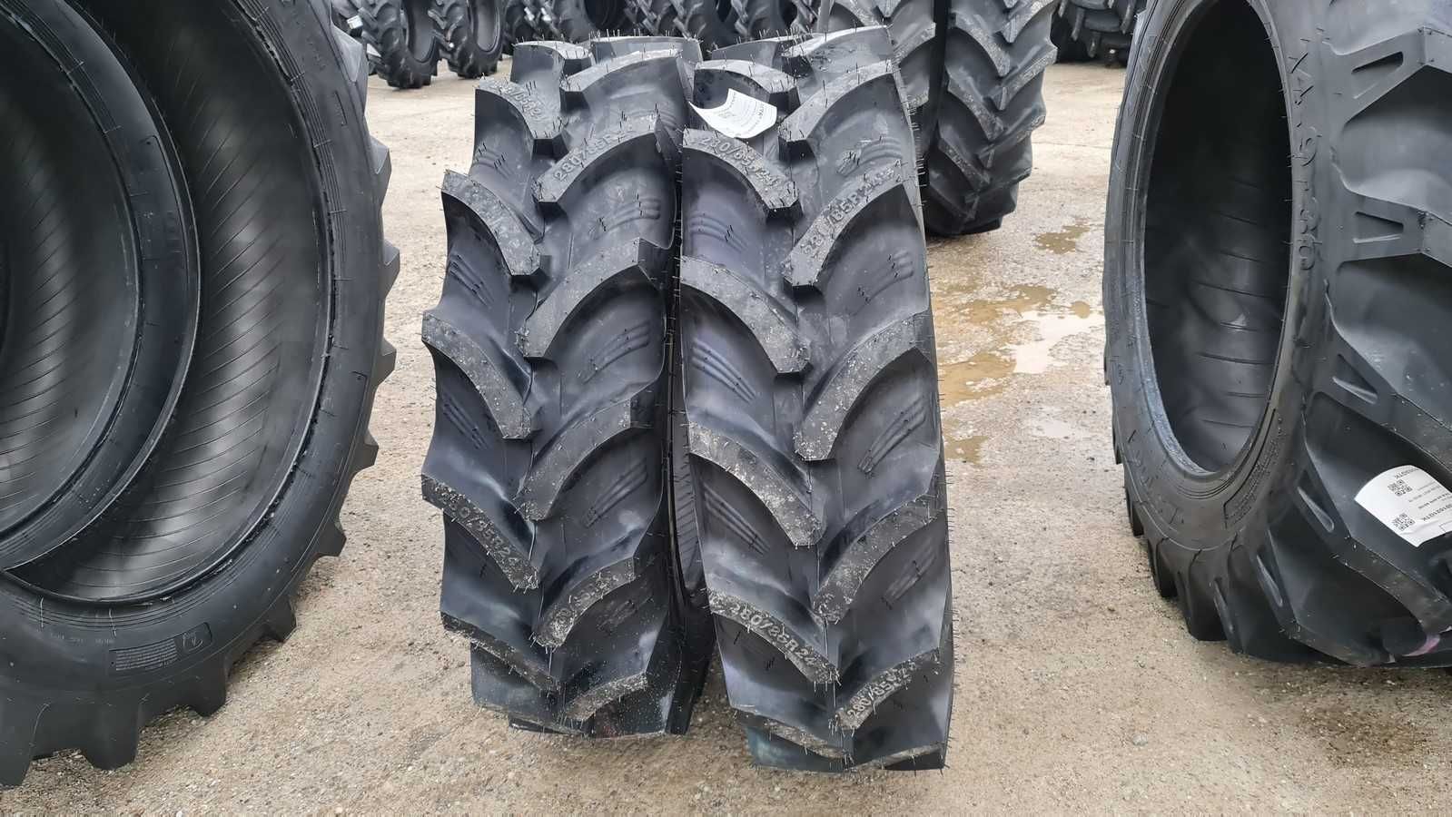 Anvelope noi 280/85R24 OZKA cauciucuri radiale 11.2R24 tractor fata