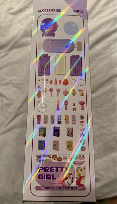 Masuta de machiaj cu 53 de accesorii