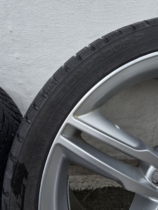 255 35 19 Nokian зимни dot22 7mm с джанти 19" 5х112 66.6 8j et30
