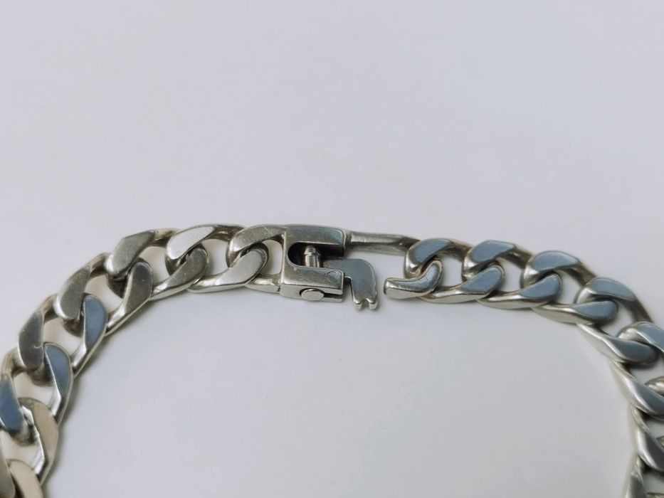 Veche bratara masiva, din argint 925