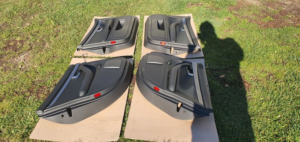 Fete usi piele cu perdelute audi a4 b7 audi a4 b6 2001 - 2008