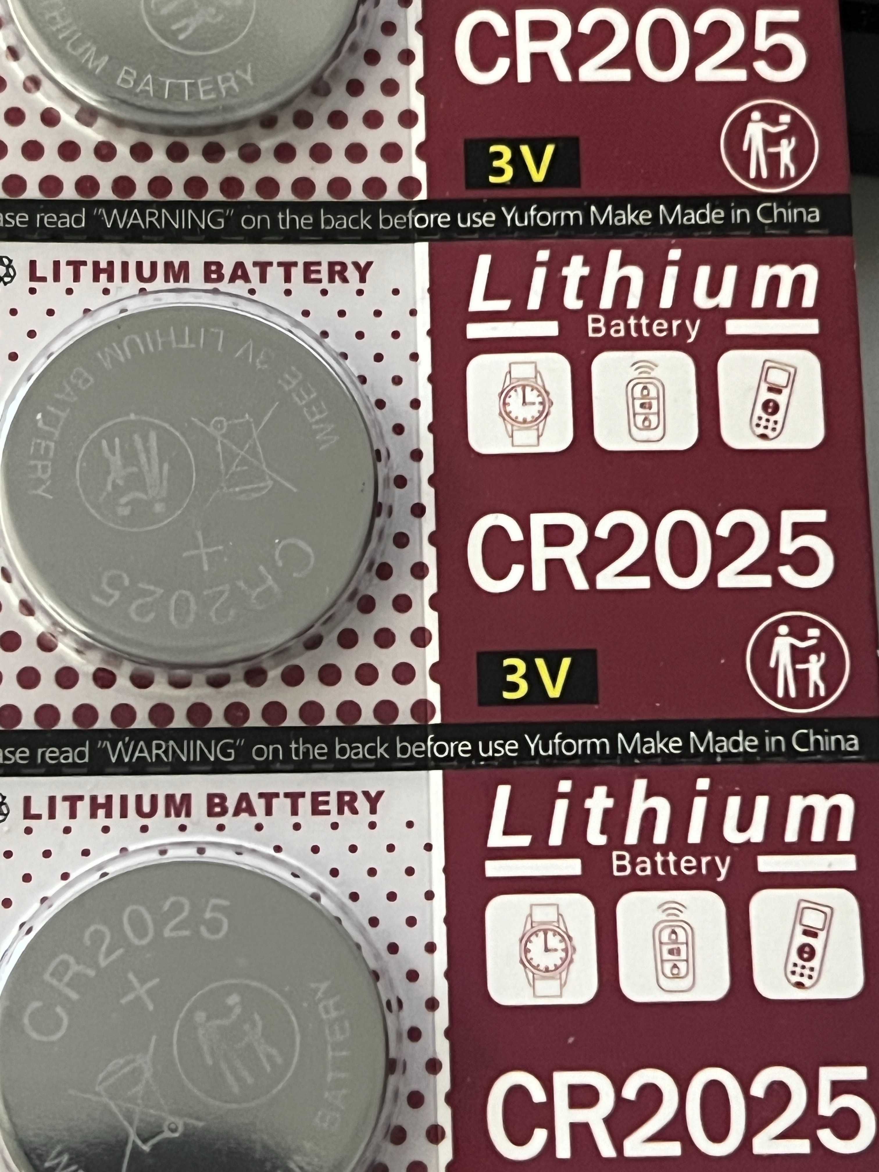 Батерия CR2025, 3V, ново