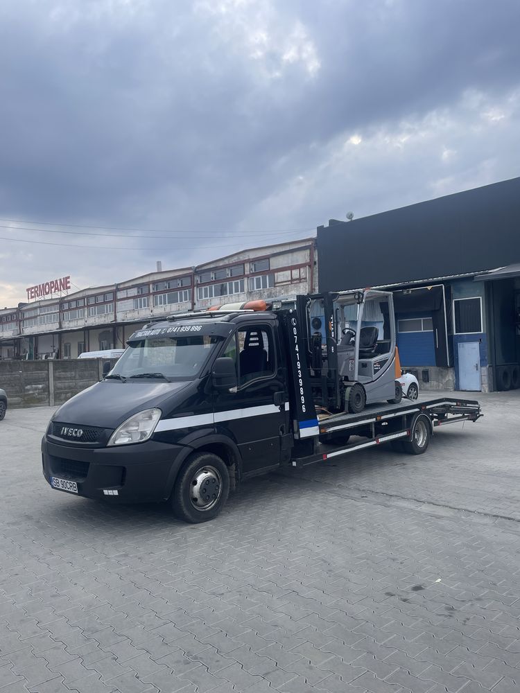 Tractari Auto Sibiu Asistenta Rutiera A1 Platforma Transport Utilaje