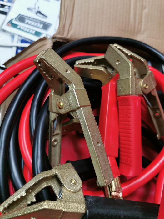 Cabluri pornire 5m-2000AH profi groase+clesti cupru!Cabluri camion