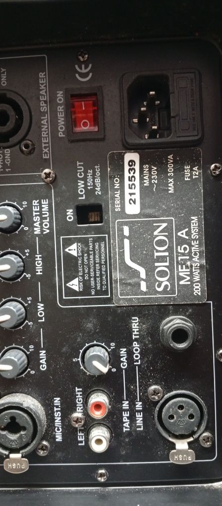 Професионални активни колони 15-ски SOLTON MF-15A