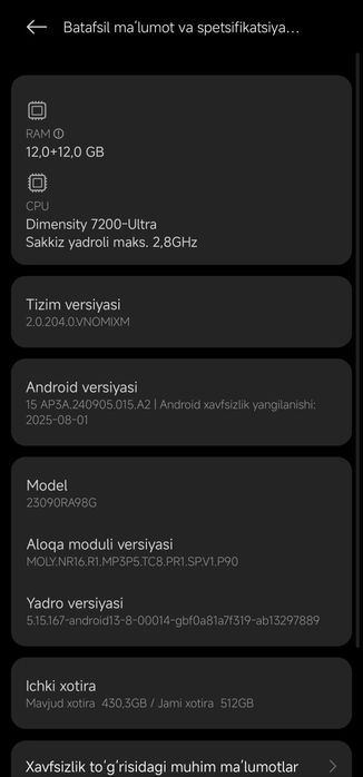 Redmi note 13 pro+ 5G