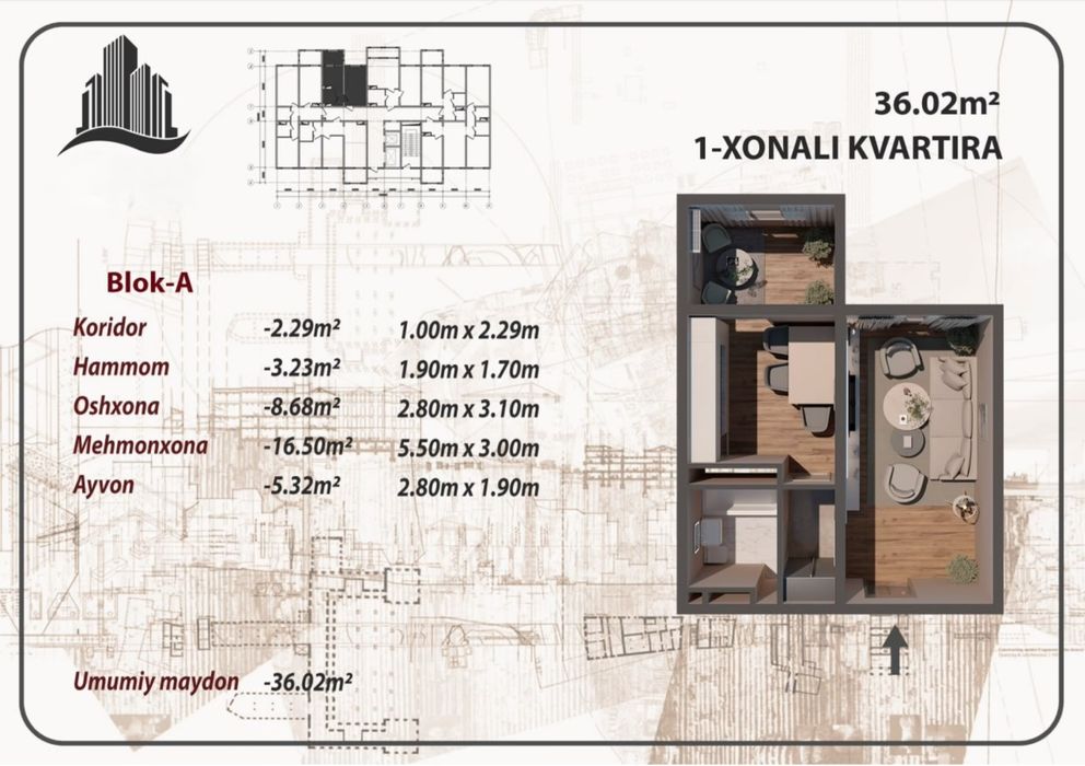Бош туловсиз - орзуингиздаги уйни аванссиз кулга киритинг! [BX]
