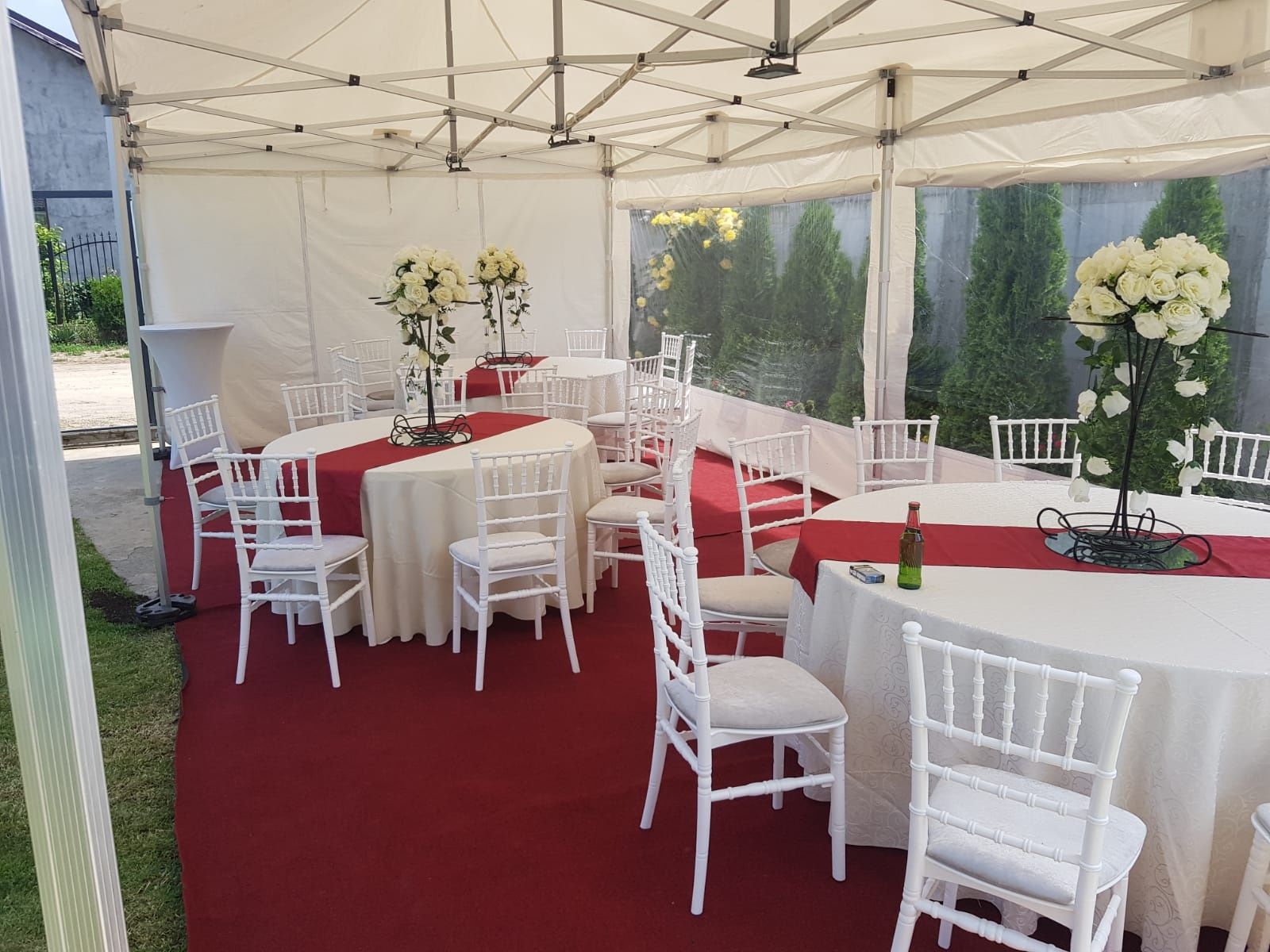 Inchiriem corturi pentru nunti evenimente diverse cu podea 18 mm